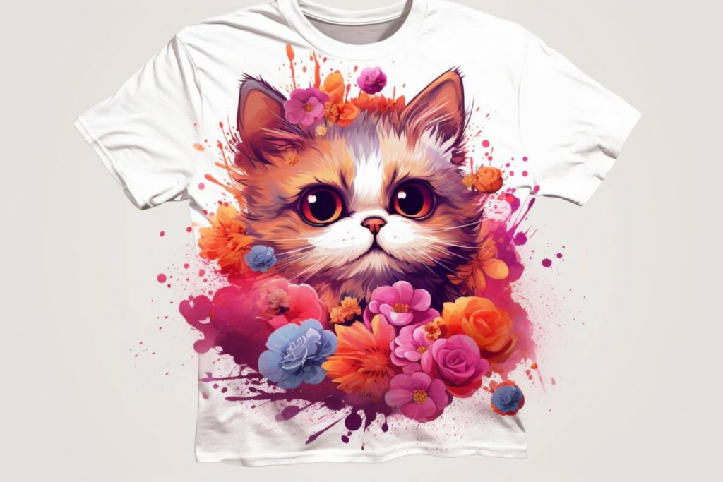 Custom Pet & Flower Transfers For T-shirts